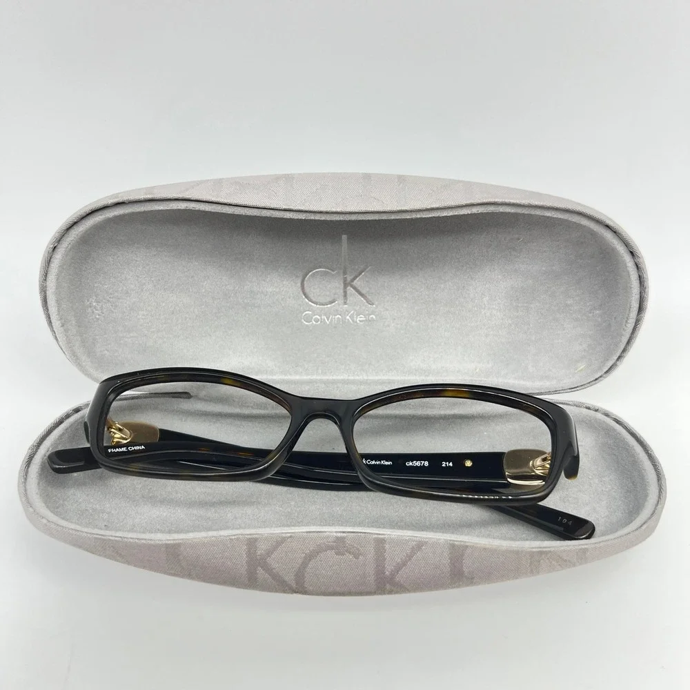CK Calvin Klein CK5678 214 Tortoise Eyeglasses Women 51-15-135 Y2K Designer